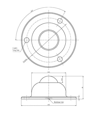 IA-38 IGUCHI Light weight Aluminum AC7A Ball Transfer - VXB Ball Bearings