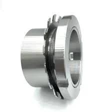 Adapter sleeve H206, 25mm, silver finish with lock nut and washer