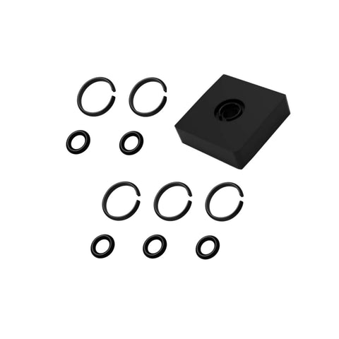 3/8 Inch Impact Retaining Ring Clip With O-Ring For Cordless Impact Wrench Kit Includes 5 Sets Of Retainer Rings, O-Rings, And Anvil Install Tool
