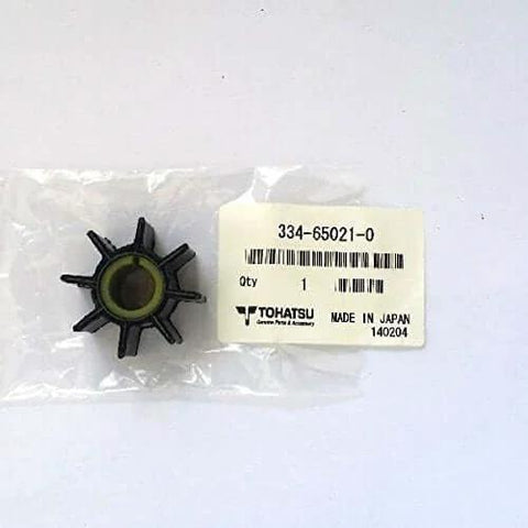 334650210M Impeller for 9.9B2-18E2 & 9.9/15/20 4-STROKE Outboard Motors in packaging with label