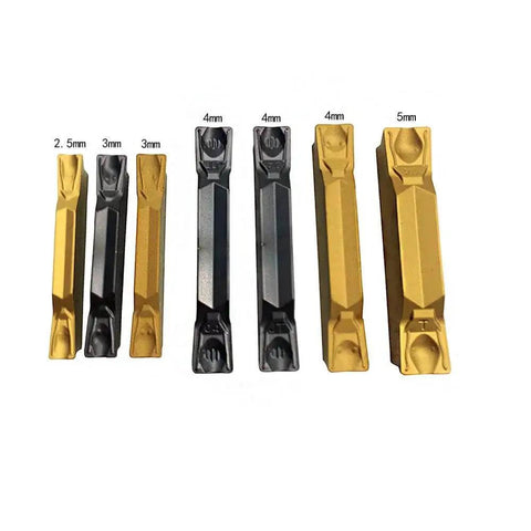 Indexable External Turning Grooving Carbide Inserts For Steel And Stainless Steel With Top Notch ZTED02503 MG YBC251 Coated