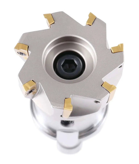 3 Inch Indexable Face Mill Cutter With 1 Inch Arbor Hole NMTB40 Precision Milling Tool Includes 7 APKT1604 TiN Coated Carbide Inserts For Aluminum And Steel NMTB 4518 Ideal For Metalworking Pros