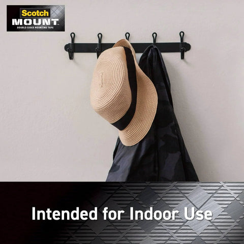 Indoor Double Sided Mounting Tape With Industrial Strength Adhesive For Painted Drywall Holds Up To 15 Pounds No Mess Or Tools Required 1 Inch By 125 Inch Easy Clean Up And Strong Bond For Picture Frames Shelves Or Decor.