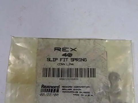 Industrial Grade 0.500 Pitch ANSI 40 Roller Chain Offset Link For Heavy Machinery And Conveyors REX-40 Compatible package.