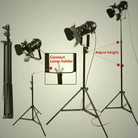 Vintage Industrial Floor Lamp Tripod With Adjustable Gooseneck In Black Finish, Height 68-180 Cm, 5 M Cord With Foot Switch, E26 Bulb Not Included, Pack Of 2 For Living Room Bedroom Office Bar Lighting For A Lit Ambience