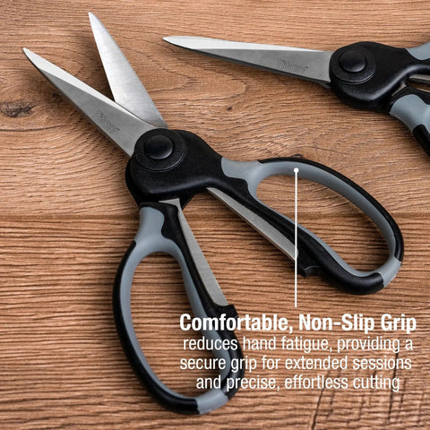 Industrial Grade Heavy Duty Scissors Multipurpose Shears For Sewing And Crafting With Stainless Steel Blades and Comfortable Handles
