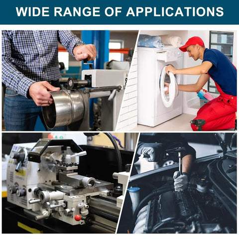 Wide range of applications showcasing use of 12 Pcs Thick Rubber Spacers Five Eighths Inch Outer Diameter One Quarter Inch Inner Diameter One Half Inch Thickness Rubber Bushings Anti Vibration Flat Spacer Washers For Home And Industrial Machinery And Equipment in various settings.