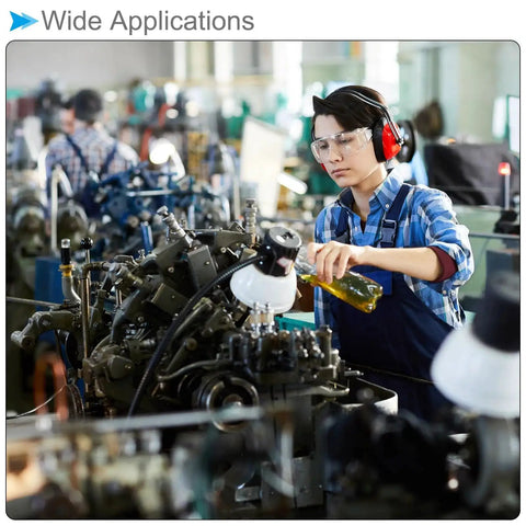 Industrial worker using Copper Oil Cup Cap Set With M6x1 Thread For Lathe Machines, applying lubrication in a workshop setting.