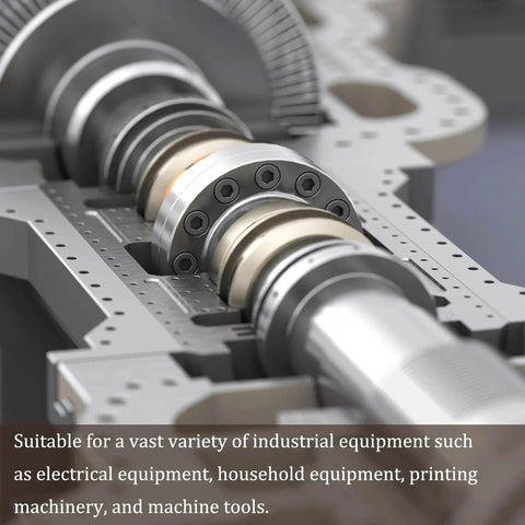 Two Pieces Flanged Sleeve Bearing Brass Alloy Oilless Bushing For Equipment And Machinery Use installed in industrial machinery