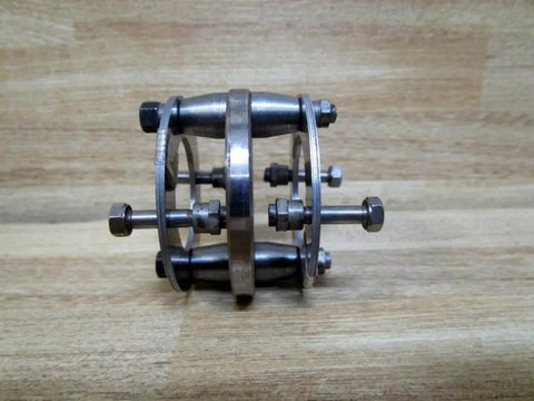 Industrial 1 Inch to 2 Inch Shaft Coupling for Power Transmission Rexnord 114404 PN 114404 front view