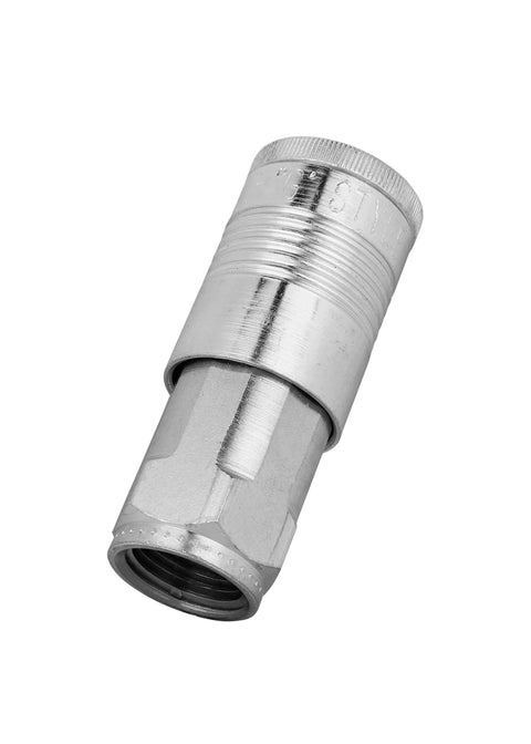 G Style Quick Connect Air Coupler Half Inch FNPT Steel Construction Built Tough For Heavy Duty Use Industrial Grade Air Tool Fitting