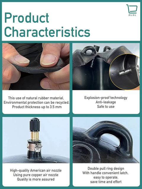 Product characteristics of Inflatable Pipe Plug Airbag For Drainage And Sewer Pipes With Valve Core Key 40 Inch Extension Hose