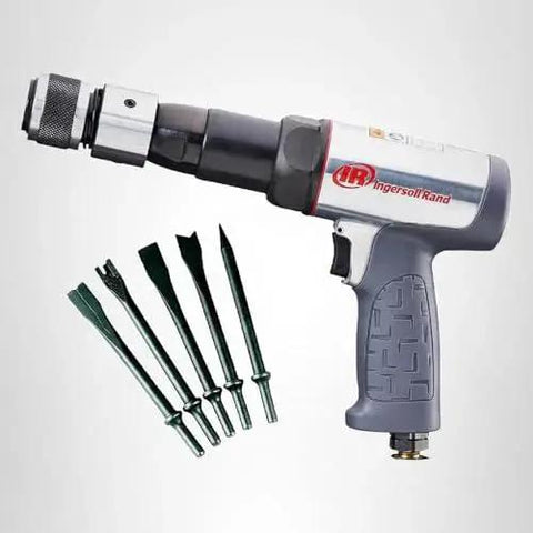 Ingersoll Rand 119MAXK Long Barrel Vibration Reduced Air Hammer Kit With Five Chisel Set For Heavy Vehicle Repair Trucks And MRO