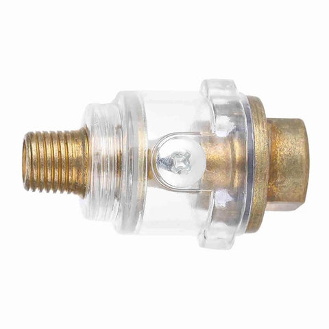 Inline Oil Lubricator For Tools And Compressors With Automatic Lubrication System Delivers Consistent Oil Through The Pipe