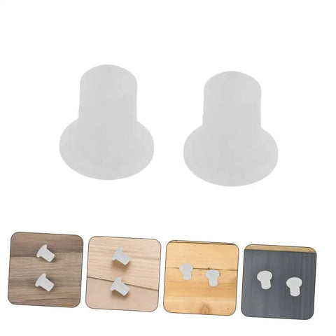 Inline Skate Plastic Bearing Spacers And Side Plugs Kit 50 Pieces Durable Replacements front view, featuring clear plastic spacers and plugs.