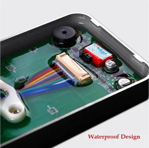 Interior view of 13.56MHZ RFID Door Access Control With Keypad Waterproof Aluminum Frame Supports 10000 Card Users Includes 5 IC Cards