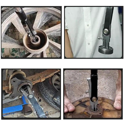 Internal Bearing Puller With Slide Hammer Pro Grade Bearing Extractor For 16-45mm Bearings in use on machinery parts