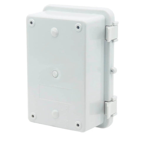 Built Tough Outdoor IP67 ABS Junction Box With Hinged Cover Weatherproof Electrical Enclosure