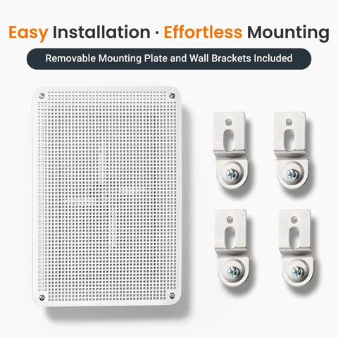 Outdoor IP67 Waterproof Electrical Box Junction Enclosure with mounting plate and brackets, ABS plastic, for WiFi systems