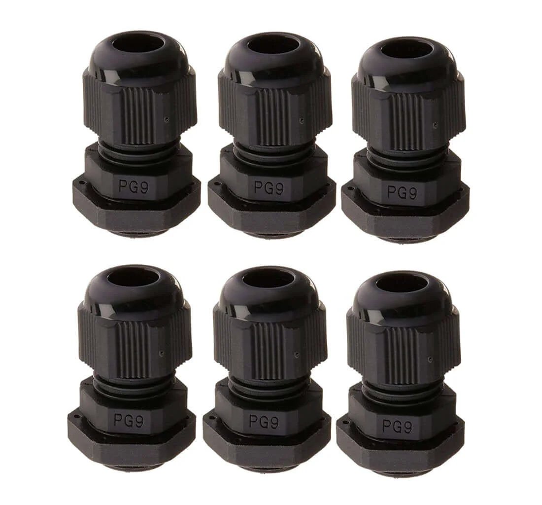 IP68 Waterproof PG9 Cable Gland Joints With Gasket 🍁