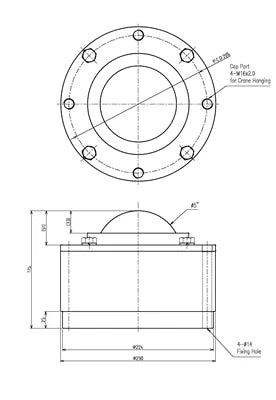 IS-127 Ball Transfer Unit IS Type (Steel Body) IGUCHI made in Japan - VXB Ball Bearings