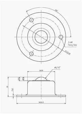 IS-19 IGUCHI Ball Transfer Unit IS Type (Steel Body) IGUCHI made in Japan - VXB Ball Bearings