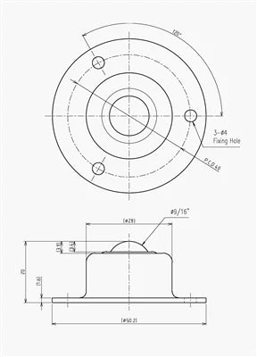 IS-19S IGUCHI made in Japan Ball Transfer Unit - VXB Ball Bearings