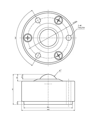 IS-25 Ball Transfer Unit IS Type (Steel Body) IGUCHI made in Japan - VXB Ball Bearings