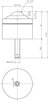 IS-38SN Stainless Steel Ball Transfer IGUCHI - Made in Japan - VXB Ball Bearings