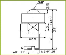 ISCS-10FS-J IGUCHI 6 lbs Threaded Bolt Stud POM Ball Transfer Unit Made in Japan - VXB Ball Bearings