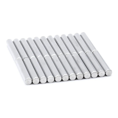 Ivar Shelf Dowel Pins Replacement Pack Of 24 6x40mm Compatible With IKEA Part 101324 for IVAR Bookshelf displayed in a row