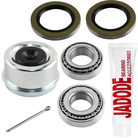 Trailer Wheel Bearing Kit Beefed Up For 5200 6000 And 7000 Lb Trailer Axles With 14125A 14276 Bearings 25580 25520 Bearings And 21333TB 10 10 Lip Seals