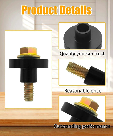 4.0L Valve Cover Torque Limiter Sleeves and Bolts Fits for Jeep Wrangler TJ Cherokee XJ Grand Cherokee ZJ WJ (Yellow zinc)