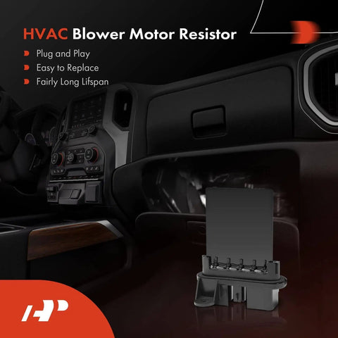 Heavy Duty HVAC Blower Motor Resistor For Jeep Liberty KJ 2002 2007 And Wrangler TJ 2002 2006 installed in vehicle dashboard