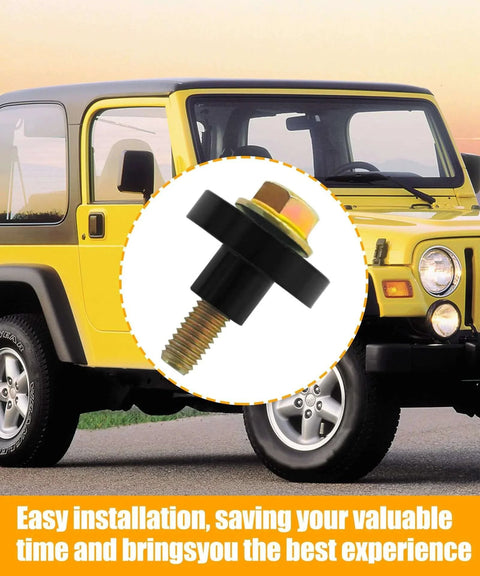 4.0L Valve Cover Torque Limiter Sleeves and Bolts Fits for Jeep Wrangler TJ Cherokee XJ Grand Cherokee ZJ WJ (Yellow zinc), Replace 53020598AB