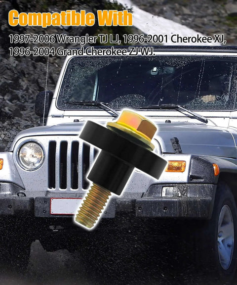 4.0L Valve Cover Torque Limiter Sleeves and Bolts Fits for Jeep Wrangler TJ Cherokee XJ Grand Cherokee ZJ WJ, with Jeep