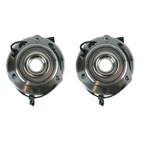 Front Left And Right Wheel Bearing And Hub Assembly Two Piece Set For 2007 2017 Jeep Wrangler JK Direct Fit OE Replacement