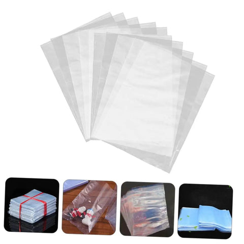 Jumbo Clear Shrink Bags For Poultry 25x18cm Heat Shrink Film With Sealer Perfect For Chickens, packaging examples included
