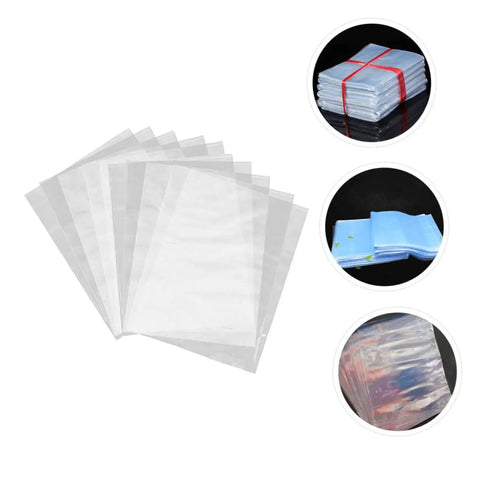 Jumbo Clear Shrink Bags For Poultry 25x18cm Heat Shrink Film With Sealer Perfect For Chickens, Clear Plastic Packing Bags
