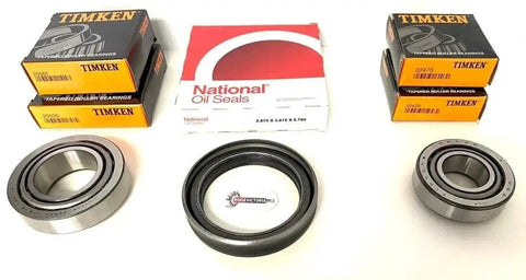 K4 100 8000 Lb Trailer Bearing Kit Fits 8000 Lb Axles With Grease Lubed Hub No Oil Bath Design Includes TIMKEN Inner 25580 25520 And Outer 02475 02420 Bearings
