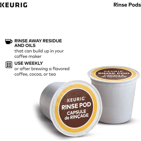 3 Month Brewer Maintenance Kit For Keurig Coffee Makers Includes Descale Solution Two Water Filter Cartridges And Four Rinse Pods Compatible With Classic 1 And 2 K Cup Machines Seven Count featuring Keurig rinse pods with instructions