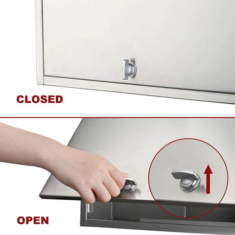 Keyless thumb twist cam lock for RVs, boats, storage compartments and outdoor showers provides easy one-handed operation.