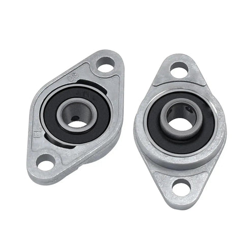 KFL08 Cylindrical Roller Bearing Flange Heavy Duty Four Pack From ZHYOHEN with Five Sixteenth Inch Bore, Zinc Alloy Housing
