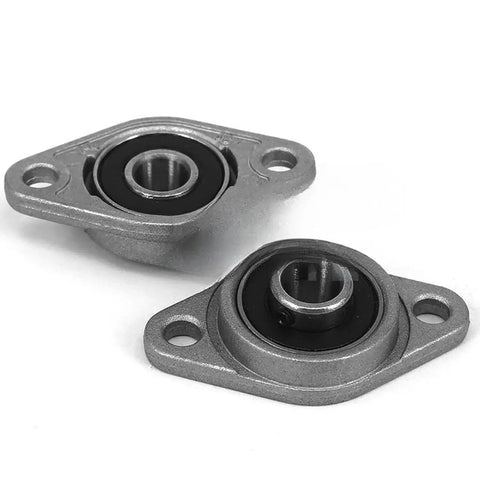 KFL08 Cylindrical Roller Bearing Flange Heavy Duty Four Pack From ZHYOHEN With Five Sixteenth Inch Bore Zinc Alloy Housing And Bearing Steel