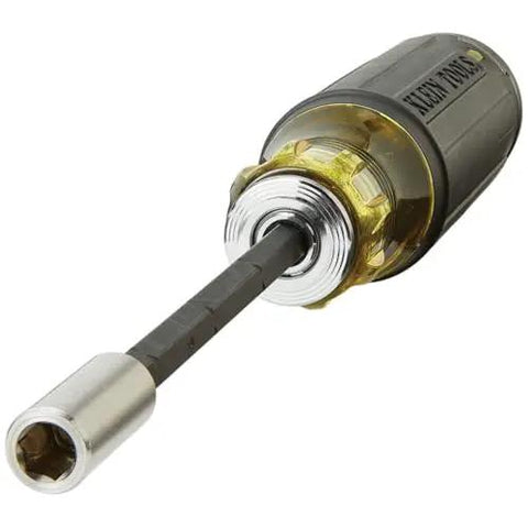All-In-One Magnetic 14-In-1 Screwdriver Set With 13 Bits And One Quarter Inch Nut Driver, Adjustable Blade Length For Tight Spaces