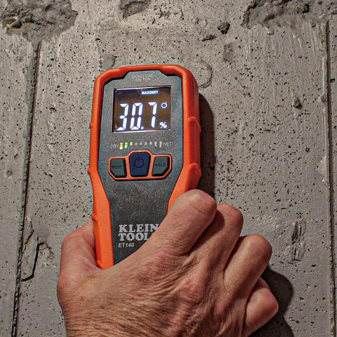 Pinless Moisture Meter for Non-Destructive Moisture Detection in Drywall, Wood, and Masonry; Detects up to 3/4-Inch Below Surface