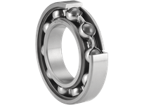Side view of 3NC6203ZZ Koyo Ceramic Ball Bearing 17x40x12 mm, includes non-contact double shield.