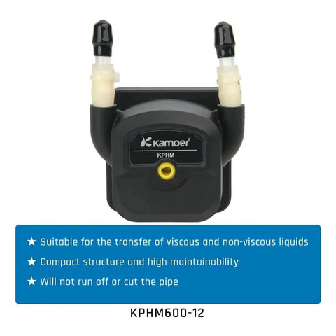 KPHM600-12B3B17 600ml/min high flow peristaltic pump with 12V brushless motor and BPT tube
