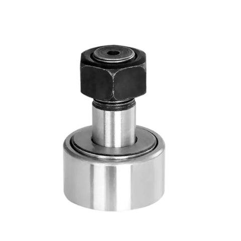 Front view of KR40 CF18 Cam Follower Needle Roller Bearing from 10pcs/lot ✝️ CNC Router Track Roller set, single unit close-up.