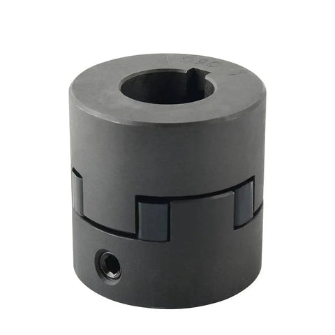 Durable L-Jaw 3/4 to 1 Inch Coupling Set with Buna N Rubber Spider for log splitters, HT250 steel construction